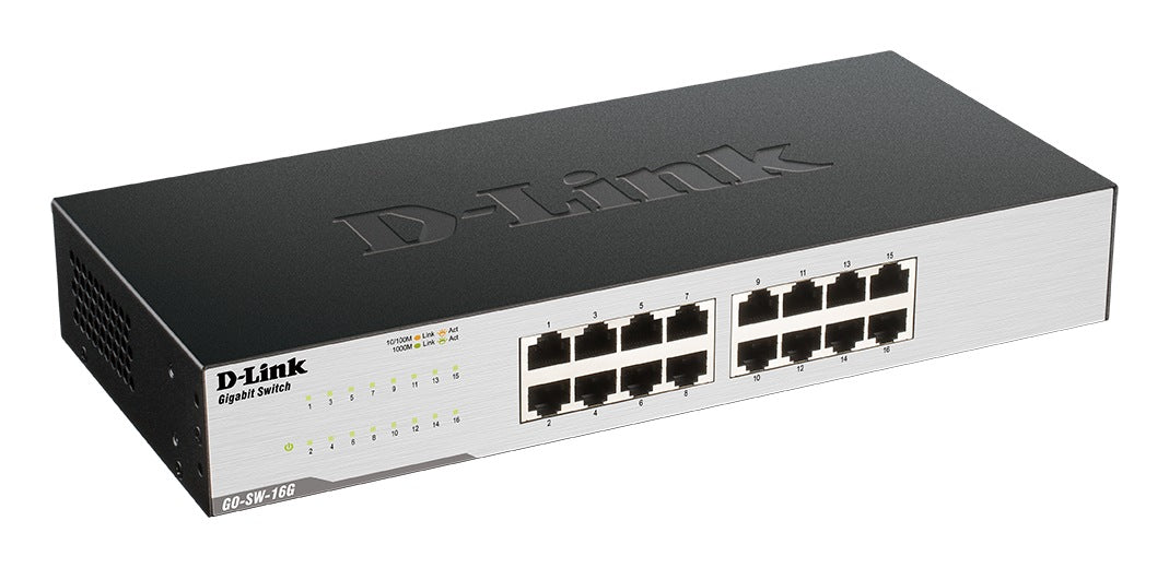 SWITCH D-LINK 16 porturi Gigabit, carcasa metal, "GO-SW-16G"