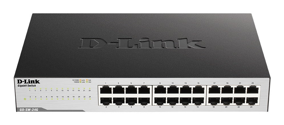 SWITCH D-LINK 24 porturi Gigabit, carcasa metal, "GO-SW-24G"