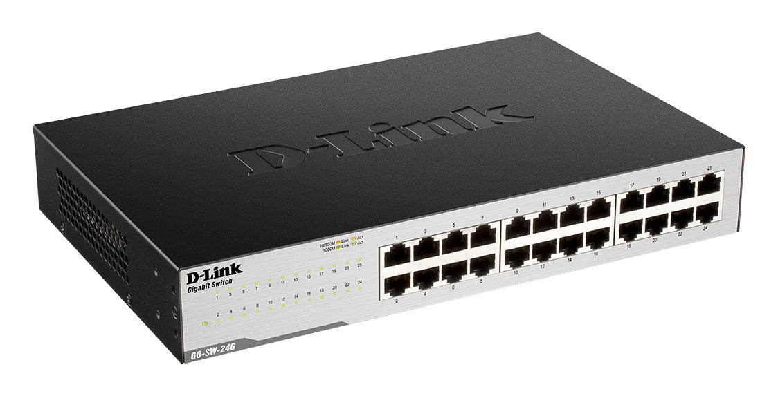 SWITCH D-LINK 24 porturi Gigabit, carcasa metal, "GO-SW-24G"