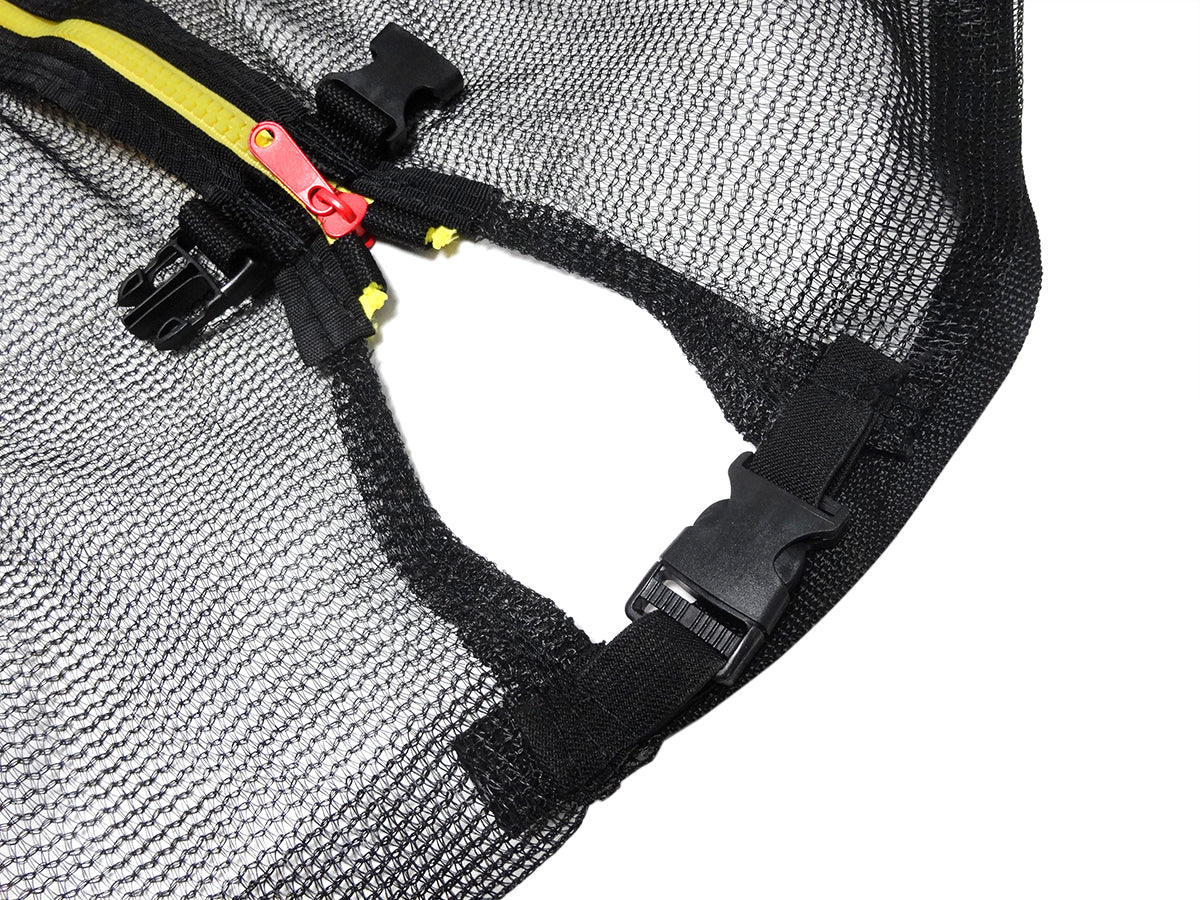Plasa de siguranta si protectie pentru trambuline cu diametrul de 244cm cu 6 stalpi exteriori, inaltime plasa 155 cm