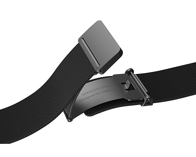 Samsung Milanese Band Fresh/Fresh Small Watch Strap 20mm S/M Black, "GP-TYR860SAABW"