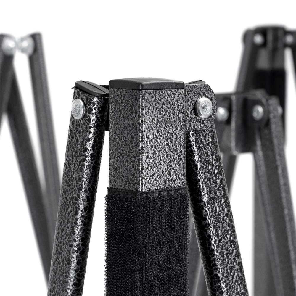 Pavilion pliabil gradina 3x3 m cu acoperis impermeabil si 3 pereti laterali, structura metalica, inaltime reglabila, gri