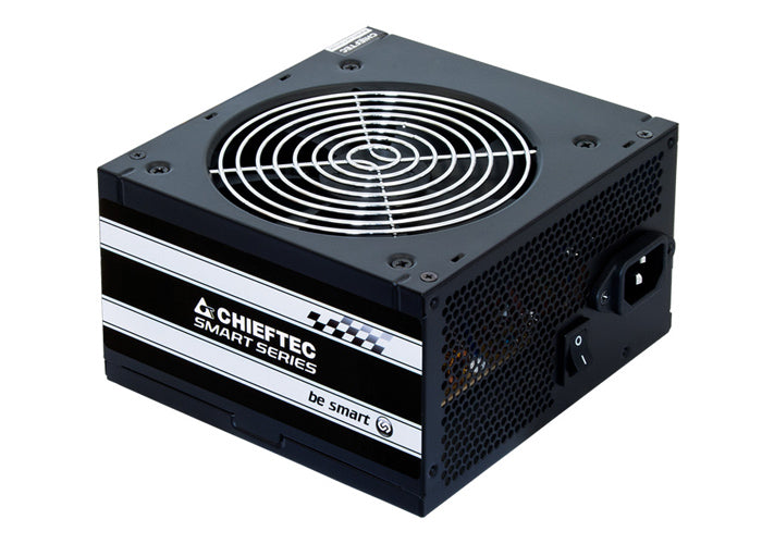 SURSA Chieftec Smart series 500 W, non-modulara, certificare 80 Plus - compatibila, ventilator 120 mm x 1, PCI-E 6+2 pin x 2, SATA x 6, "GPS-500A8"