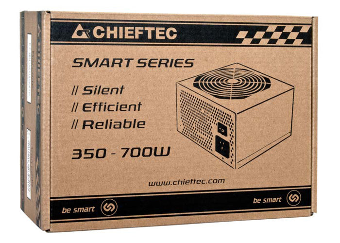 SURSA Chieftec Smart series 700 W, non-modulara, certificare 80 Plus, ventilator 120 mm x 1, PCI-E 6+2 pin x 2, SATA x 4, "GPS-700A8"