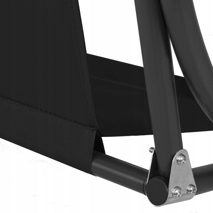 Husa din panza pentru leagan de gradina, 110x90 cm, negru – material impermeabil