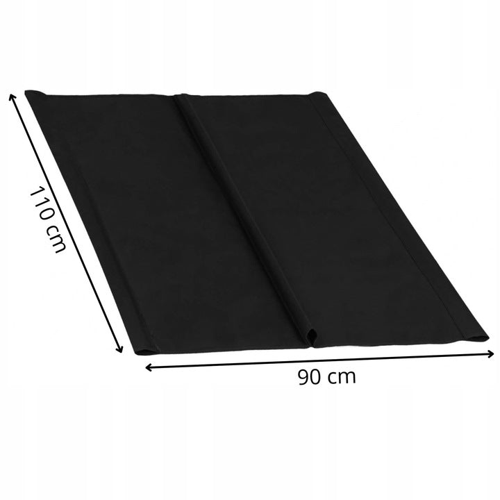 Husa din panza pentru leagan de gradina, 110x90 cm, negru – material impermeabil