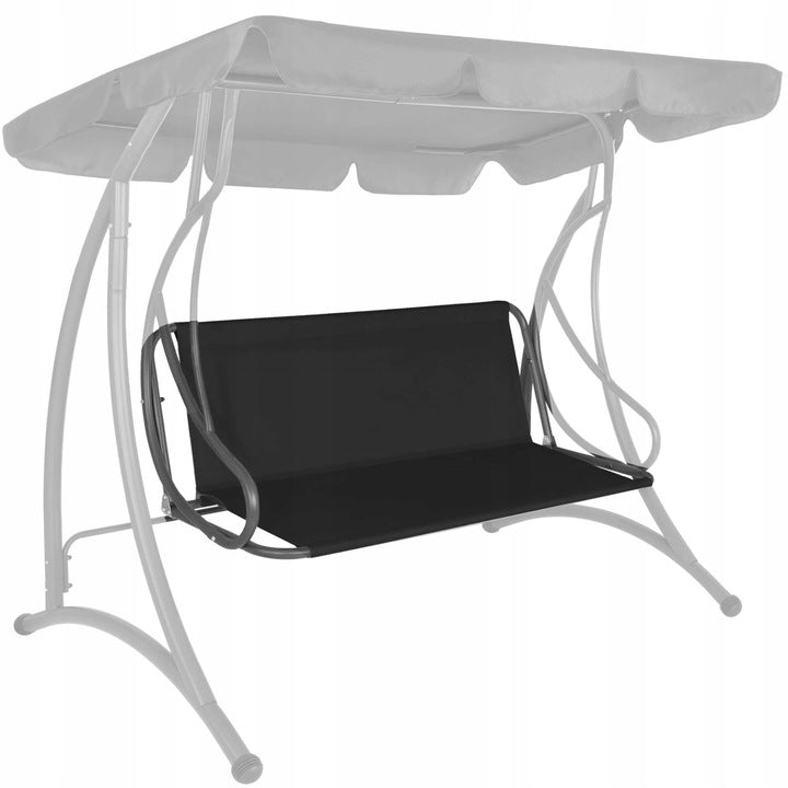 Husa din panza pentru leagan de gradina, 110x90 cm, negru – material impermeabil