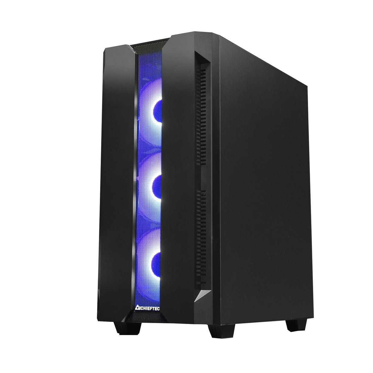 CARCASA CHIEFTEC, Middle Tower, ATX, "HUNTER", fara sursa,sticla securizata, 4xfan, USB 2.0x1, USB 3.0 x 2, Jack 3.5mmx2, mesh, fan ctr (inclusiv RGB), telecomanda "GS-01B-OP"