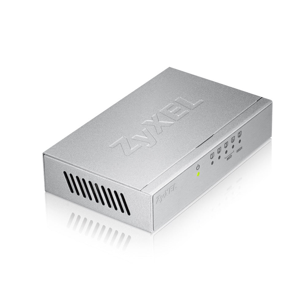 SWITCH ZyXel, GS-105B V3, porturi Gigabit x 5, managed carcasa metalica, 