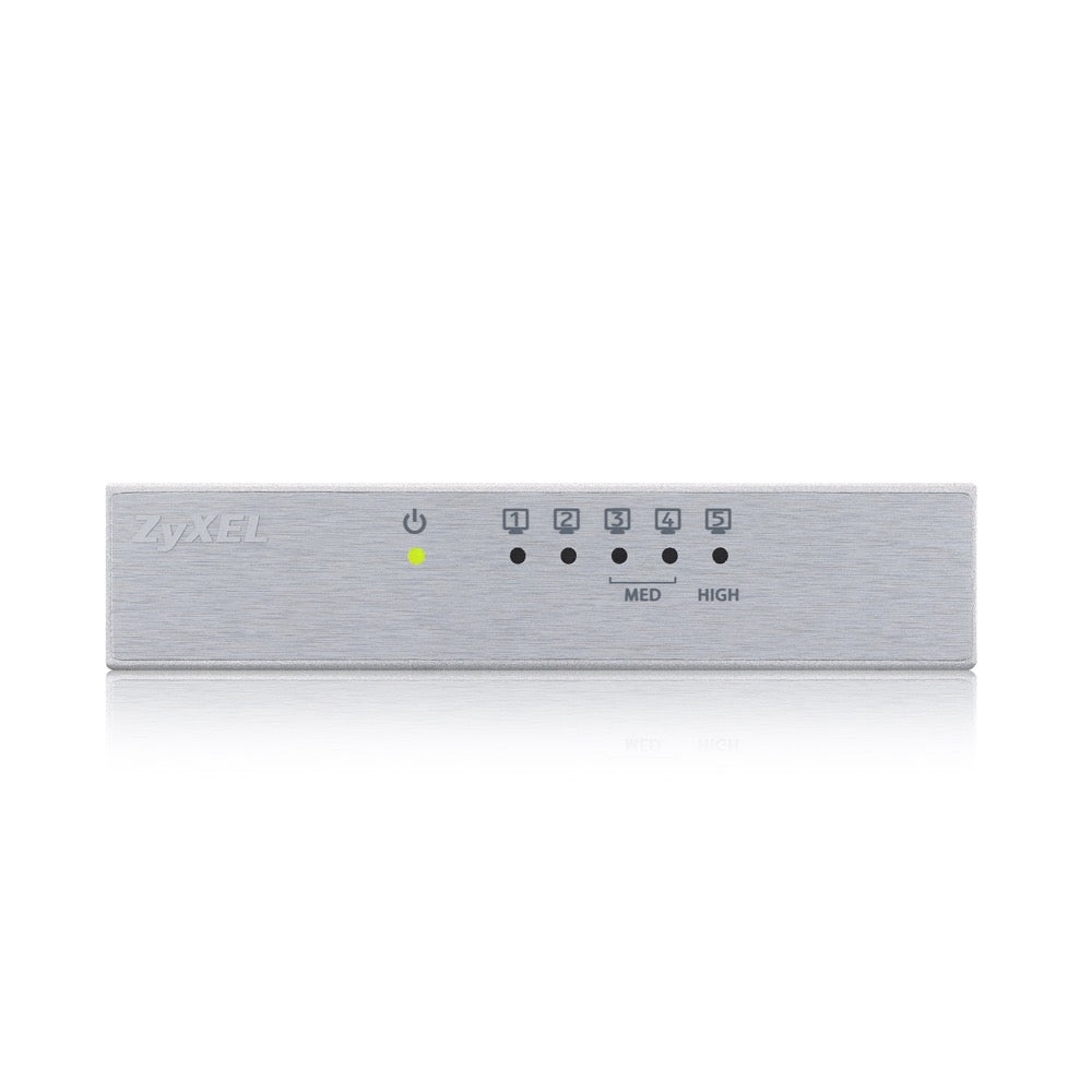 SWITCH ZyXel, GS-105B V3, porturi Gigabit x 5, managed carcasa metalica, 