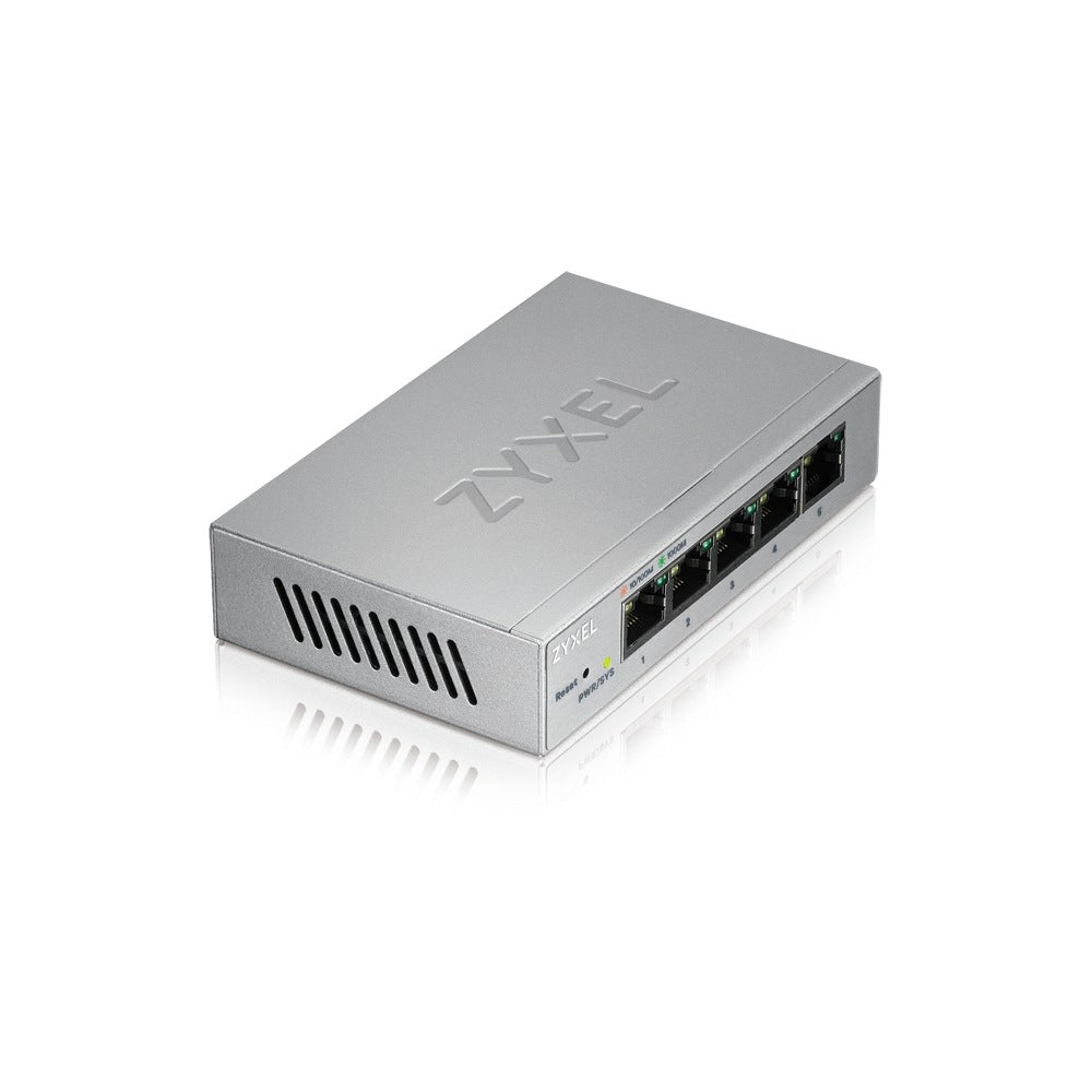 SWITCH ZYXEL, GS1200-5, porturi Gigabit x 5, managed, carcasa metalica, "GS1200-5-EU0101F"