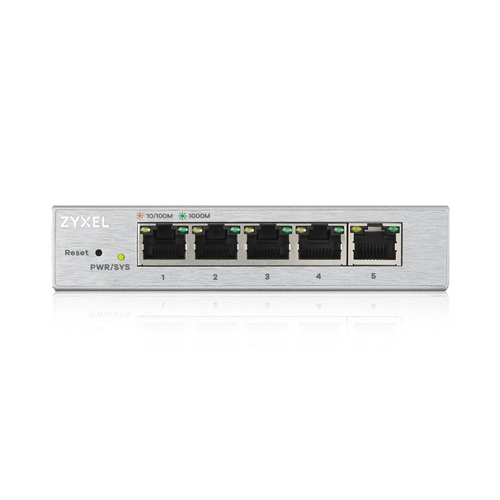 SWITCH ZYXEL, GS1200-5, porturi Gigabit x 5, managed, carcasa metalica, "GS1200-5-EU0101F"
