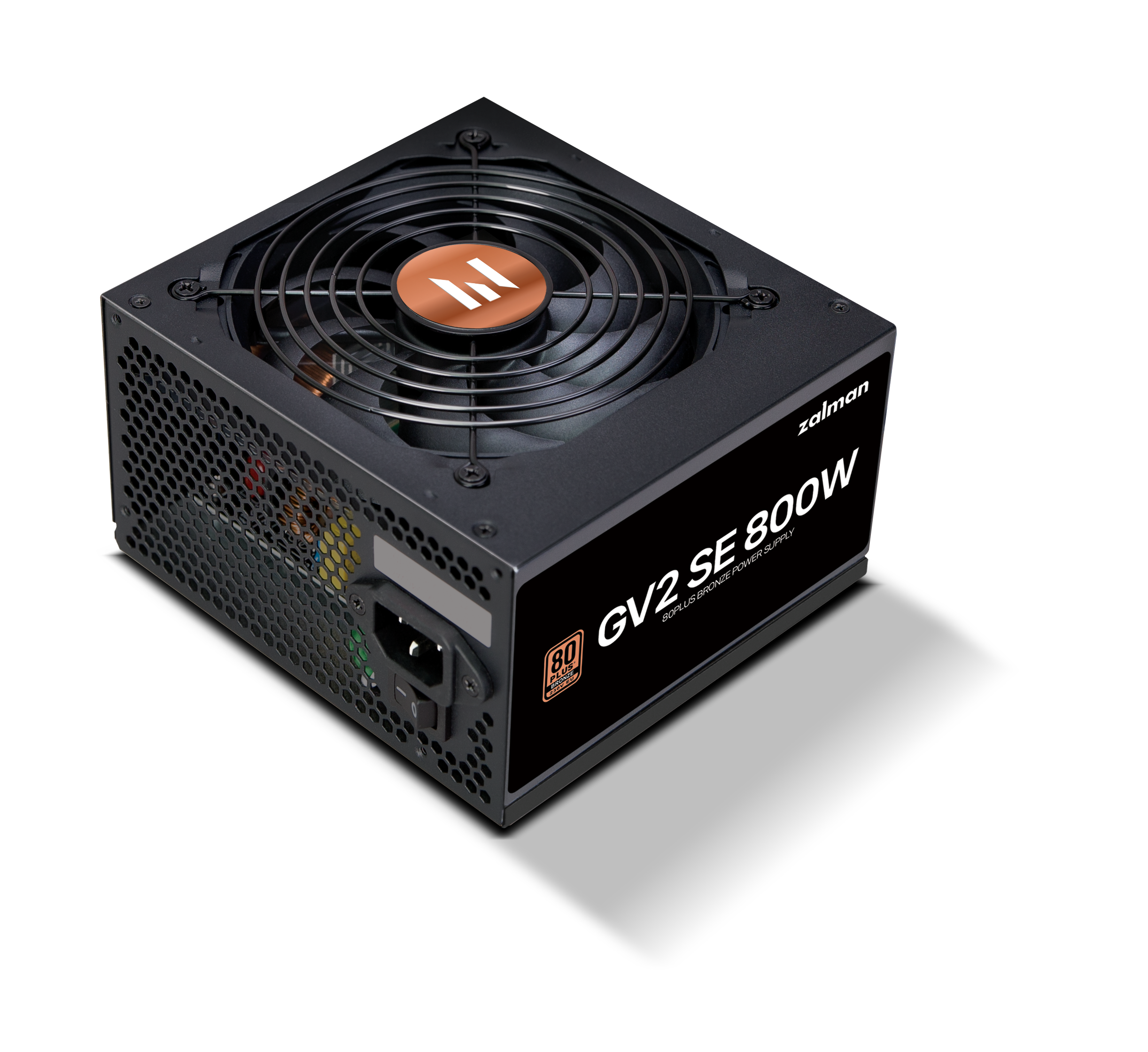SURSA Zalman "ZM800", 800W, certificare 80Plus Bronze, non-modular, fan 120mm, negru, "ZM800-GV2SE"
