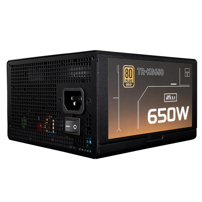 SURSA Thermalright "TR-KG650", 650W, certificare 80 Plus Gold, modular, LLC, DC to DC, fan 120mm, negru, "TR-KG650"