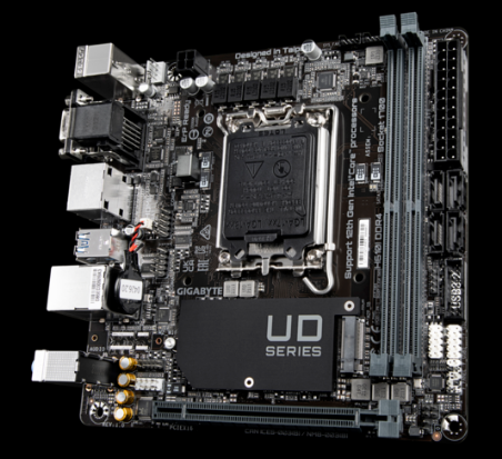 PLACA de BAZA Gigabyte "H610I DDR4", skt LGA 1700, mini ITX, Intel H610, 2 x DDR4, max. 64 GB, 4 x SATA, 1 x M.2, 7.1, "H610I DDR4"