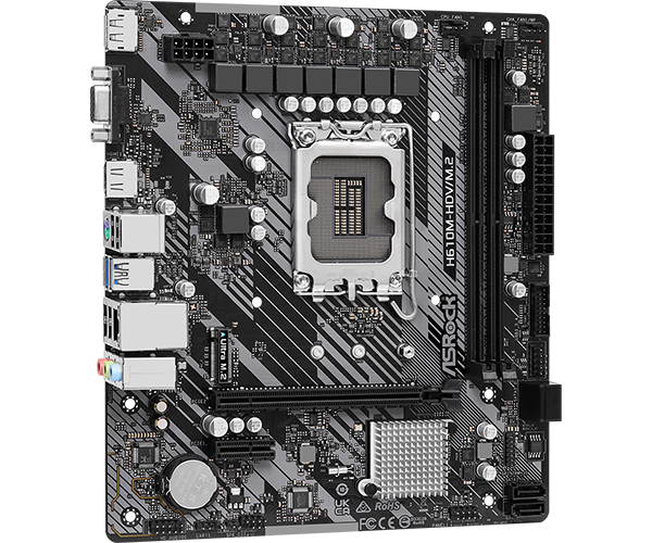Placa de baza Intel 1700 H610M-HDV/M.2 2.0 "90-MXBJH0-A0UAYZ"