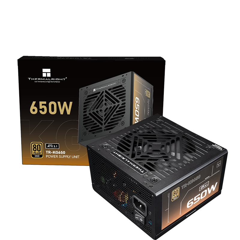 SURSA Thermalright "TR-KG650", 650W, certificare 80 Plus Gold, modular, LLC, DC to DC, fan 120mm, negru, "TR-KG650"