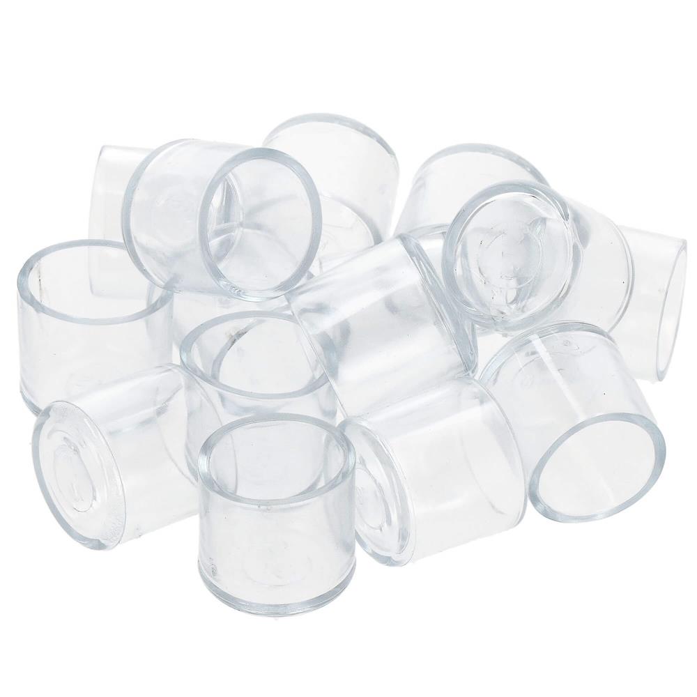 Set 16 protectii pentru picioare de mobilier, silicon PVC, Ø18 mm, transparent - BazarOltenia imagine 14