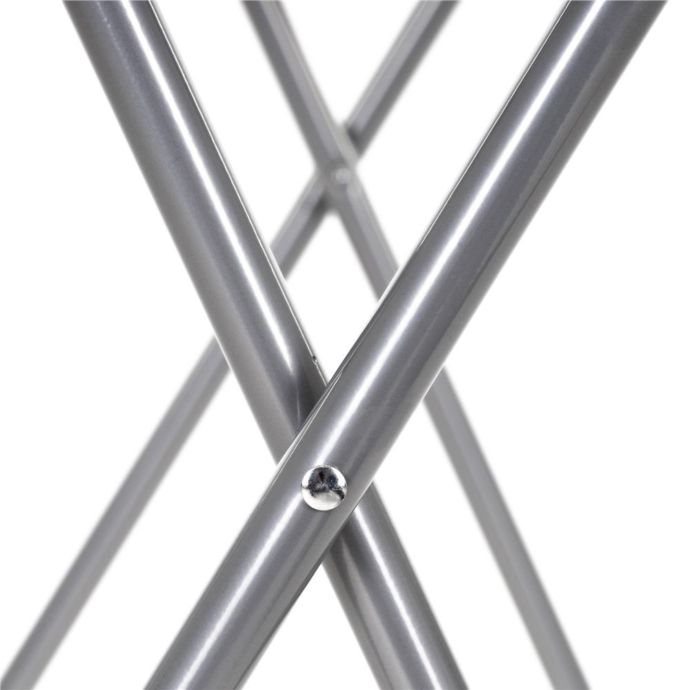 Cos de gunoi selectiv cu 2 compartimente, cadru metalic si capace PP, 68x42x75 cm