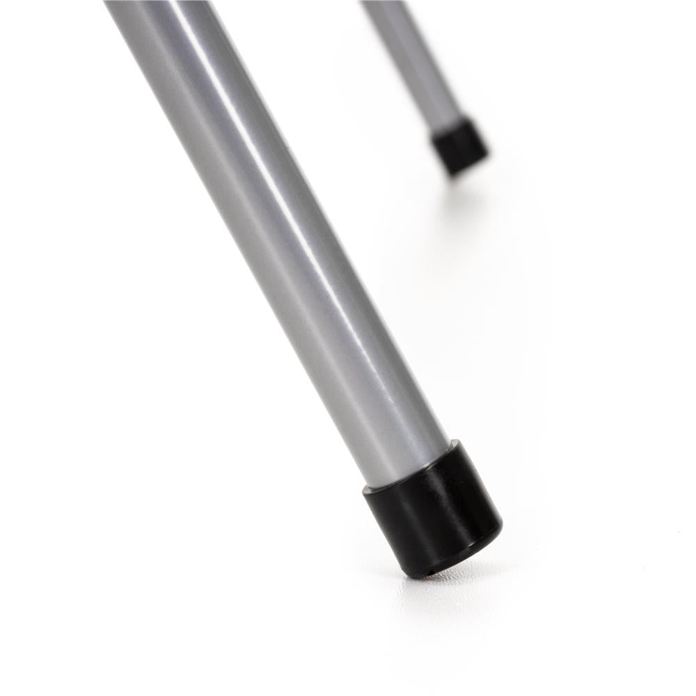 Cos de gunoi selectiv cu 2 compartimente, cadru metalic si capace PP, 68x42x75 cm