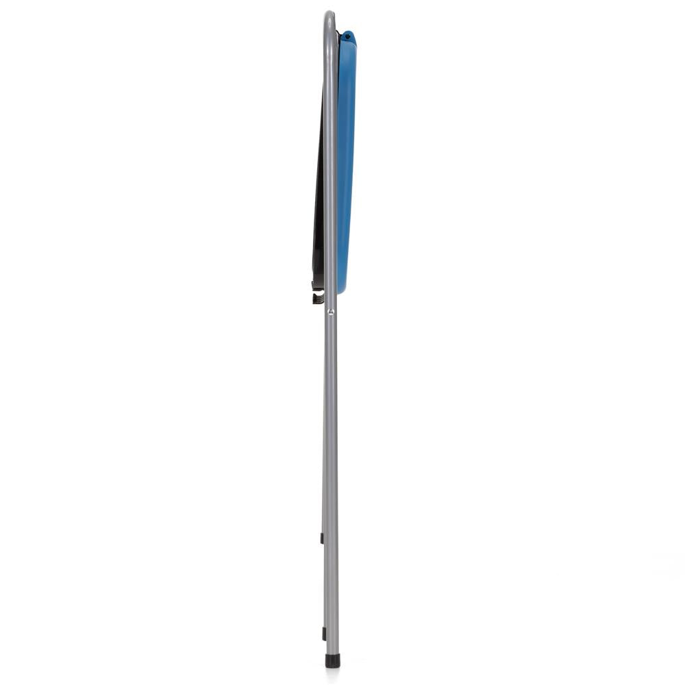 Cos de gunoi selectiv cu 3 compartimente, cadru metalic si capace PP, 98x42x74 cm