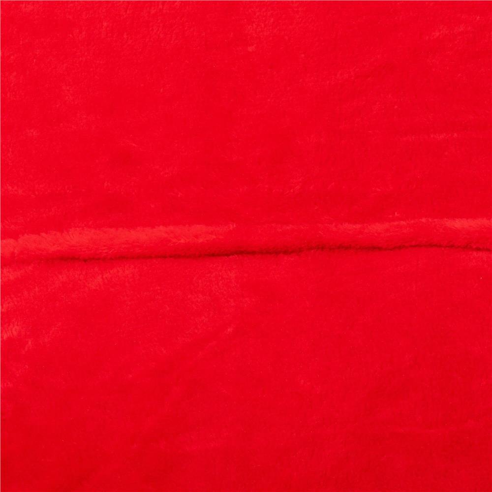 Hanorac tip patura oversize din fleece moale, cu gluga si buzunar mare, rosu