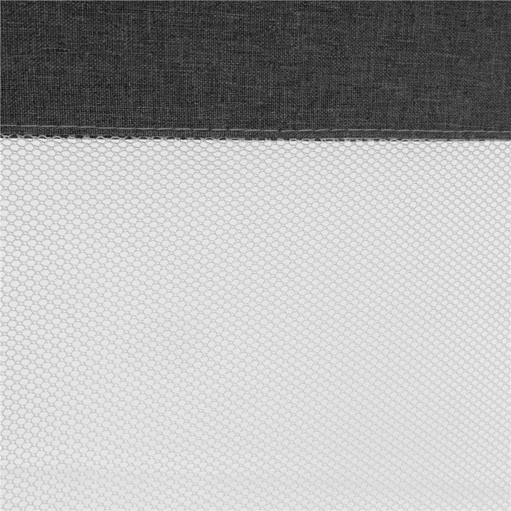 Bariera de siguranta pentru pat, protectie copii, 158 cm, reglabila pe inaltime 75-95 cm, gri