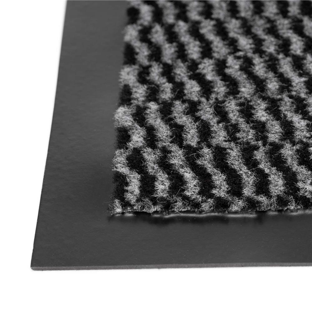 Covoras intrare absorbant antimurdarie, PVC antiderapant, 60x90 cm, gri