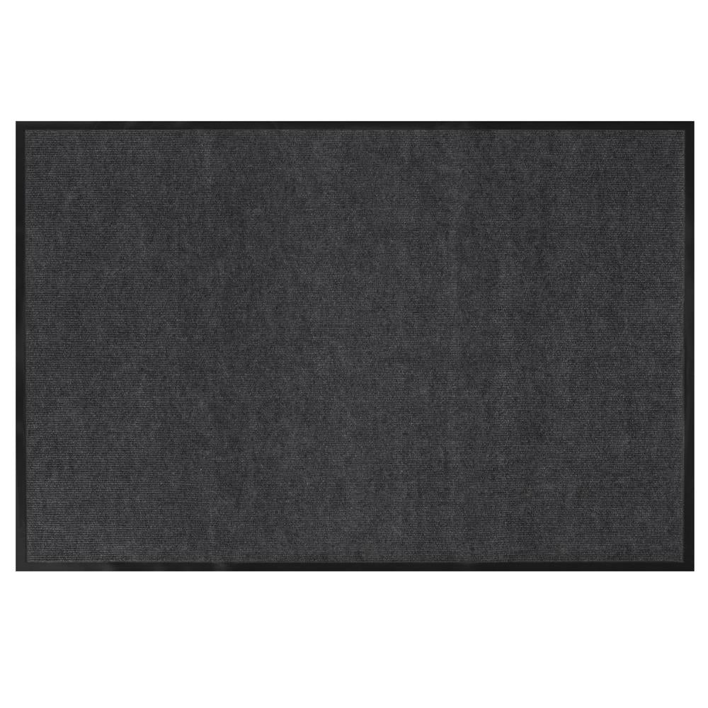 Covoras intrare absorbant antimurdarie, PVC antiderapant, 80x120 cm, gri