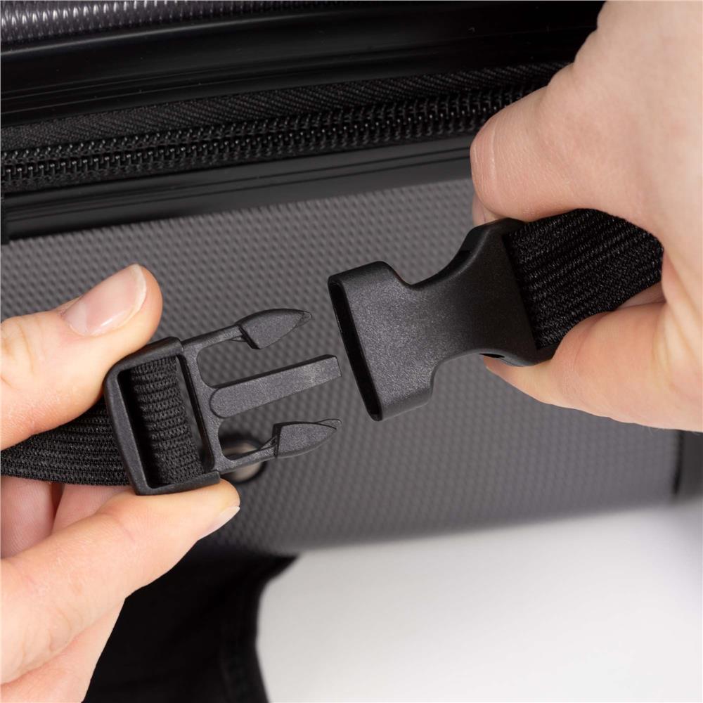 Husa protectie troler, elastica, marime M, cu fermoar dublu si catarama, negru