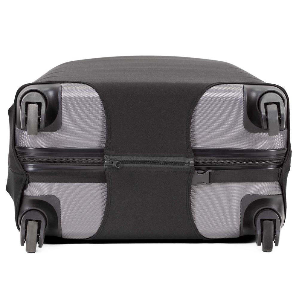 Husa protectie troler, elastica, marime M, cu fermoar dublu si catarama, negru
