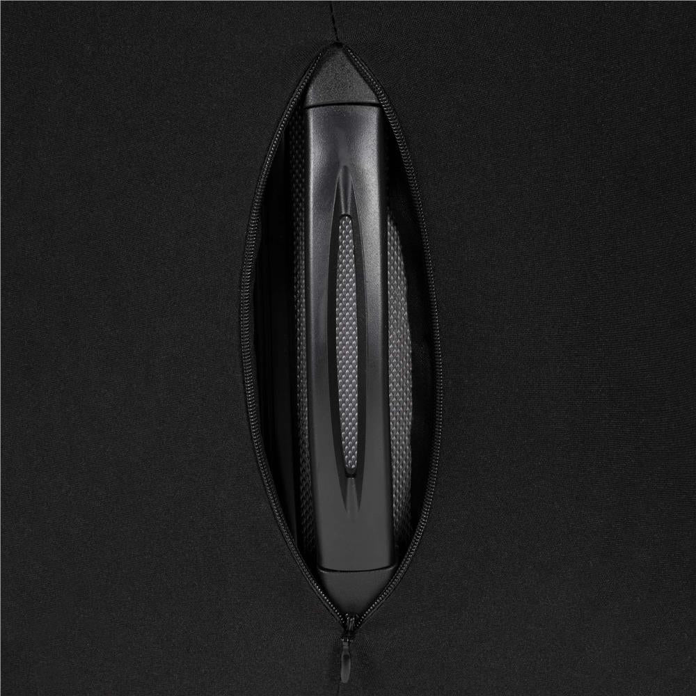 Husa protectie troler, elastica, marime M, cu fermoar dublu si catarama, negru