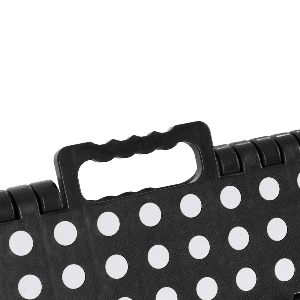 Scaun inaltator multifunctional tip scara, antiderapant, 22 cm, maxim 150 kg, negru