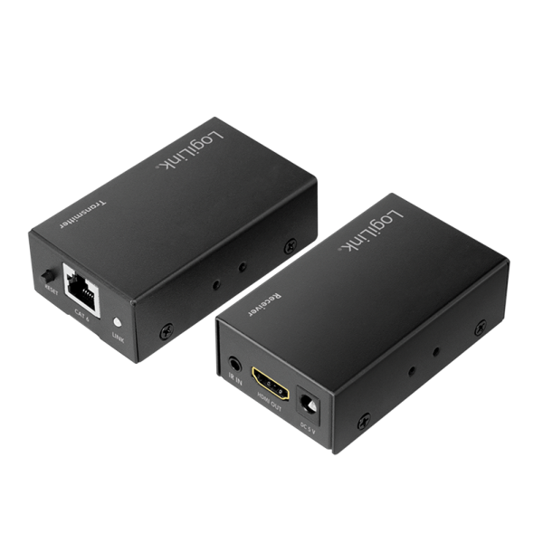 EXTENDER HDMI over LAN Logilink, Input: HDMI (T) x 1, Output: HDMI (T) x 1, pana la 60m, rezolutie maxima Full HD (1920x1080)