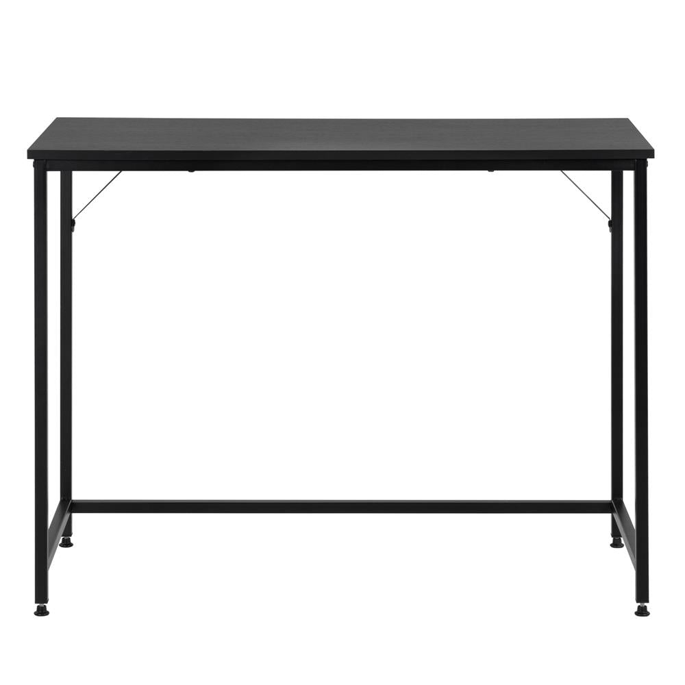 Birou cu blat MDF si cadru metalic, 100x50x76 cm, negru