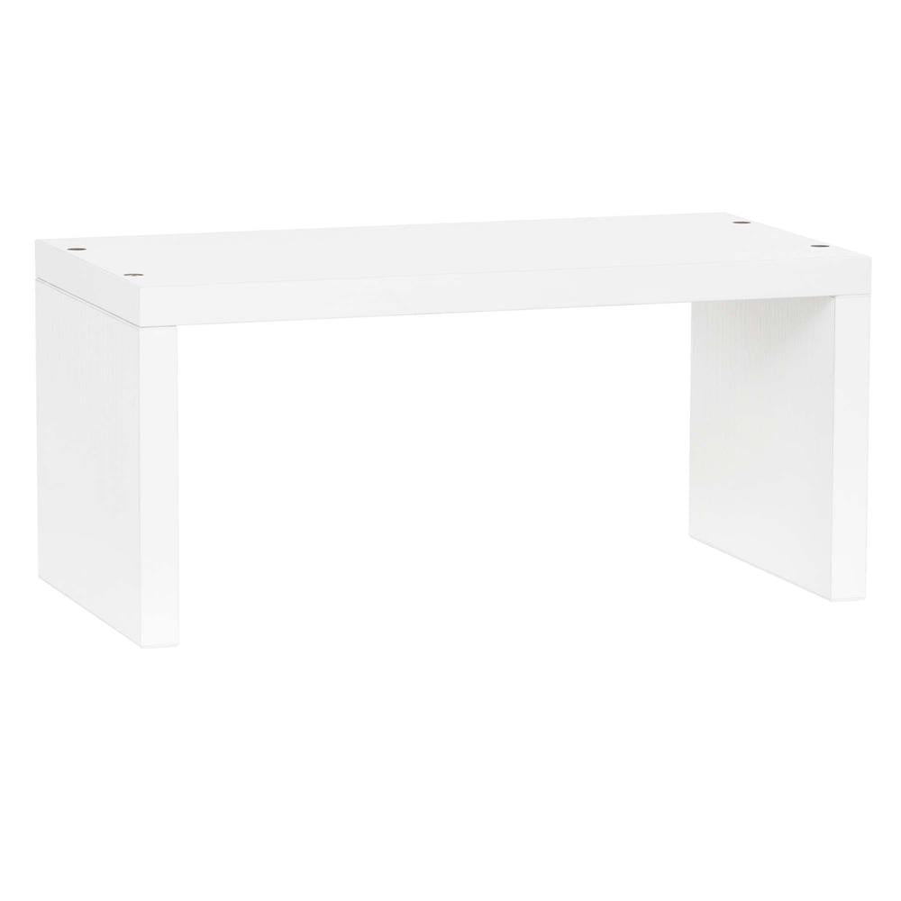Set 3 rafturi de perete din MDF pentru decor si organizare, 30, 45 si 60 cm, alb
