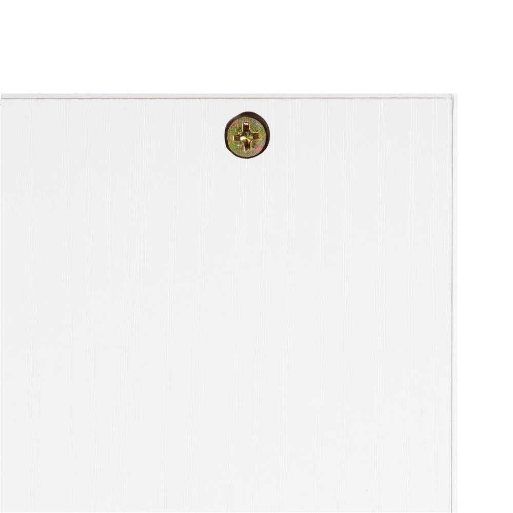 Set 3 rafturi de perete din MDF pentru decor si organizare, 30, 45 si 60 cm, alb