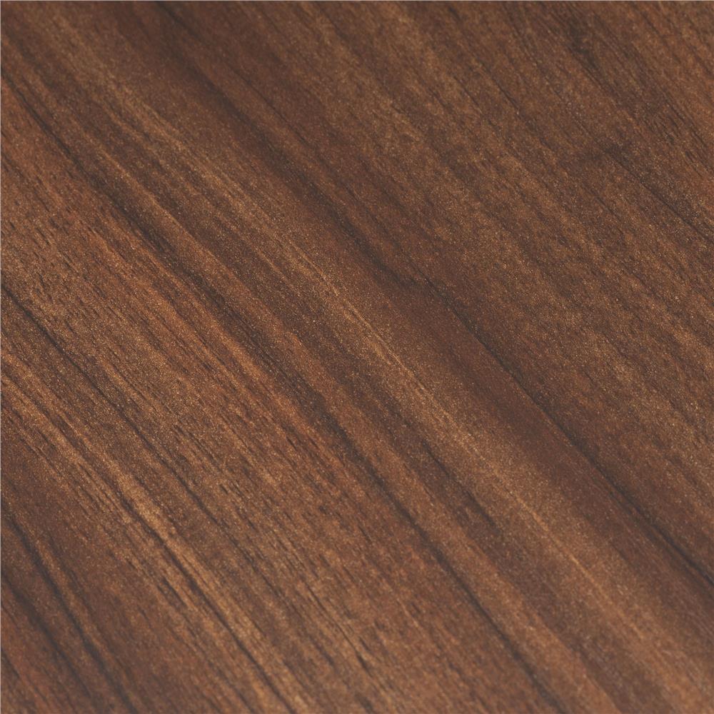 Noptiera cu 3 rafturi din PAL si cadru metalic, 35x31x59 cm, maro inchis