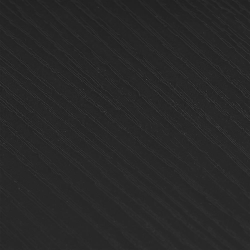 Noptiera cu 3 rafturi din PAL si cadru metalic, 35x31x59 cm, negru