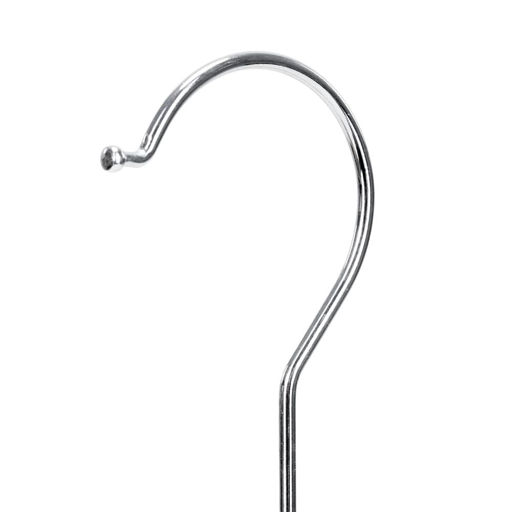 Set de 20 de umerase pentru haine, din velur, cu carlig rotativ, 45x23 cm, roz