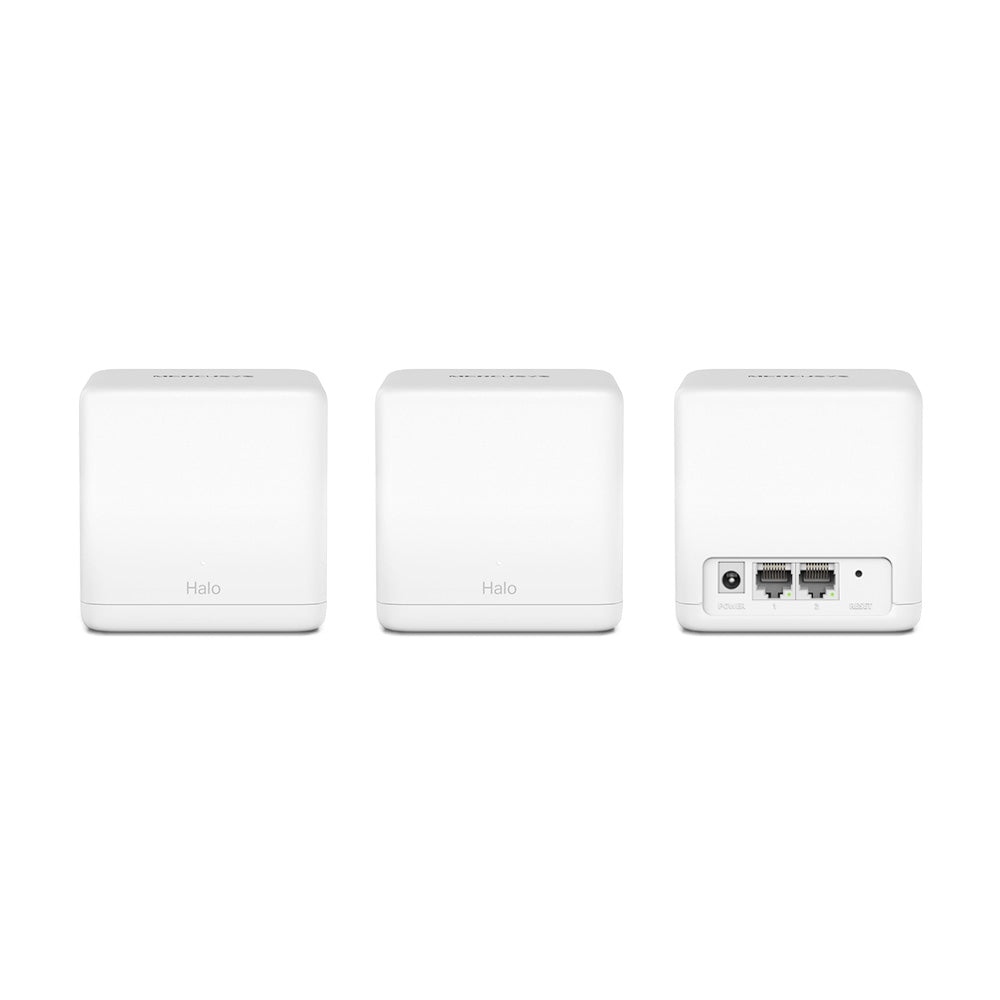 MESH MERCUSYS, wireless, router AC1300, pt interior, 1300 Mbps, port LAN si WAN Gigabit, 2.4 GHz | 5 GHz, antena interna x 2, standard 802.11ac, "Halo H30G(3-pack)"