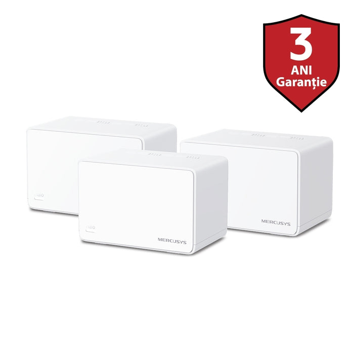 MESH Mercusys, wireless, router AX3000, pt interior, 3000 Mbps, port LAN si WAN Gigabit, 2.4 GHz | 5 GHz, standard 802.11ac