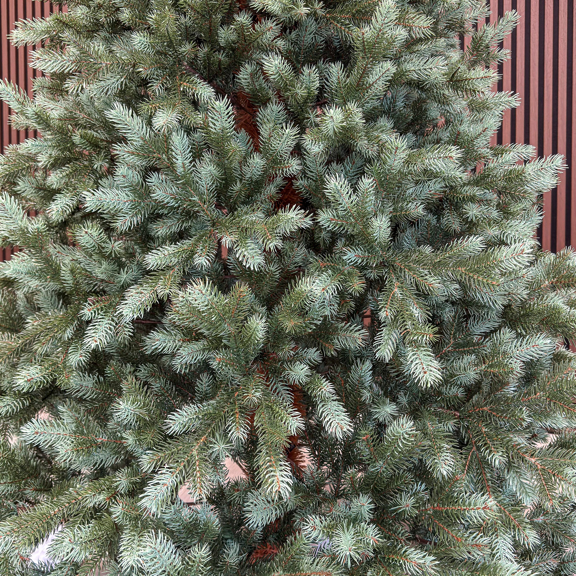 Brad artificial Sersimo, Hollandia, verde cu varfuri argintii, integral 3D, 180 cm
