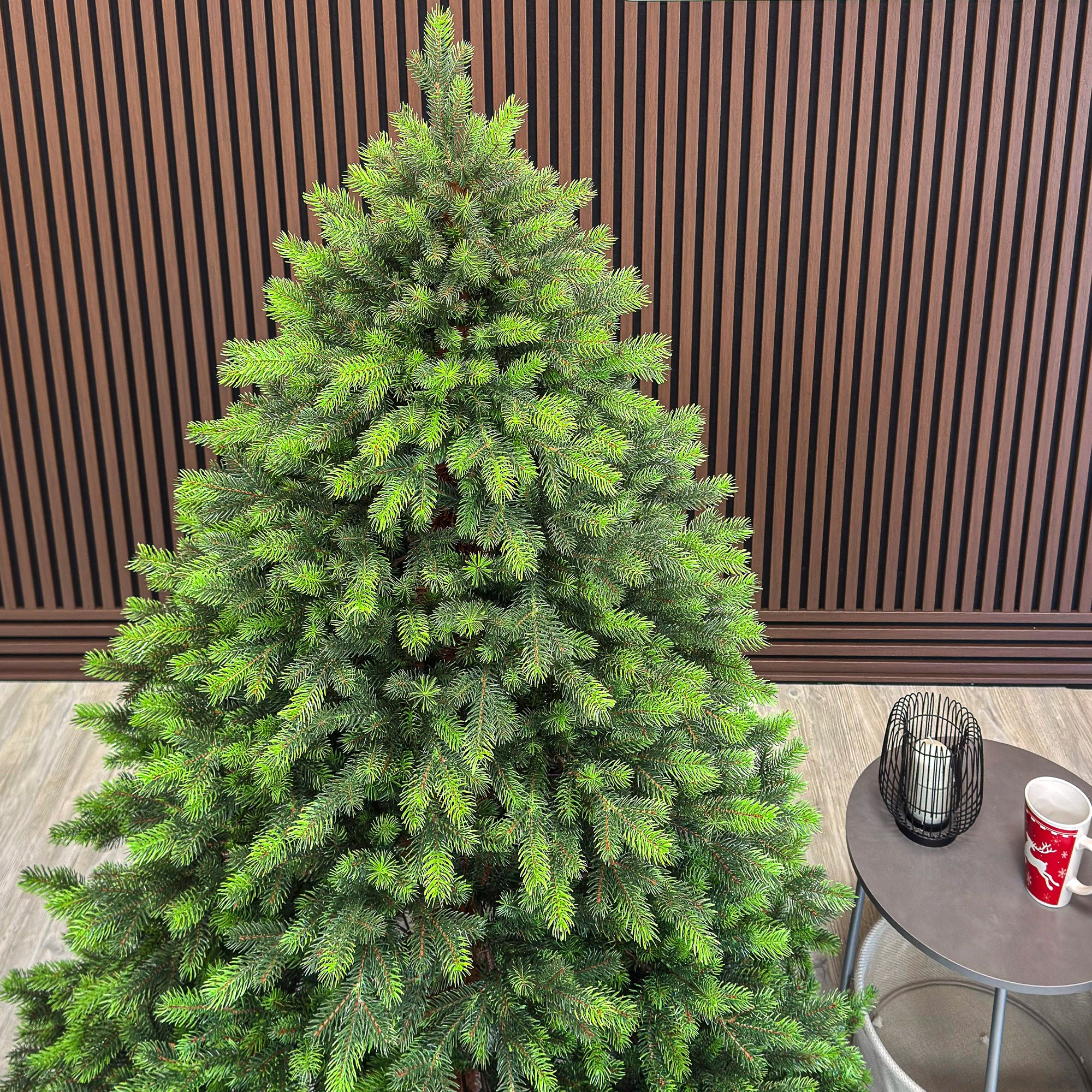 Brad artificial Sersimo, Hollandia, verde cu varfuri verzi, integral 3D, 180 cm
