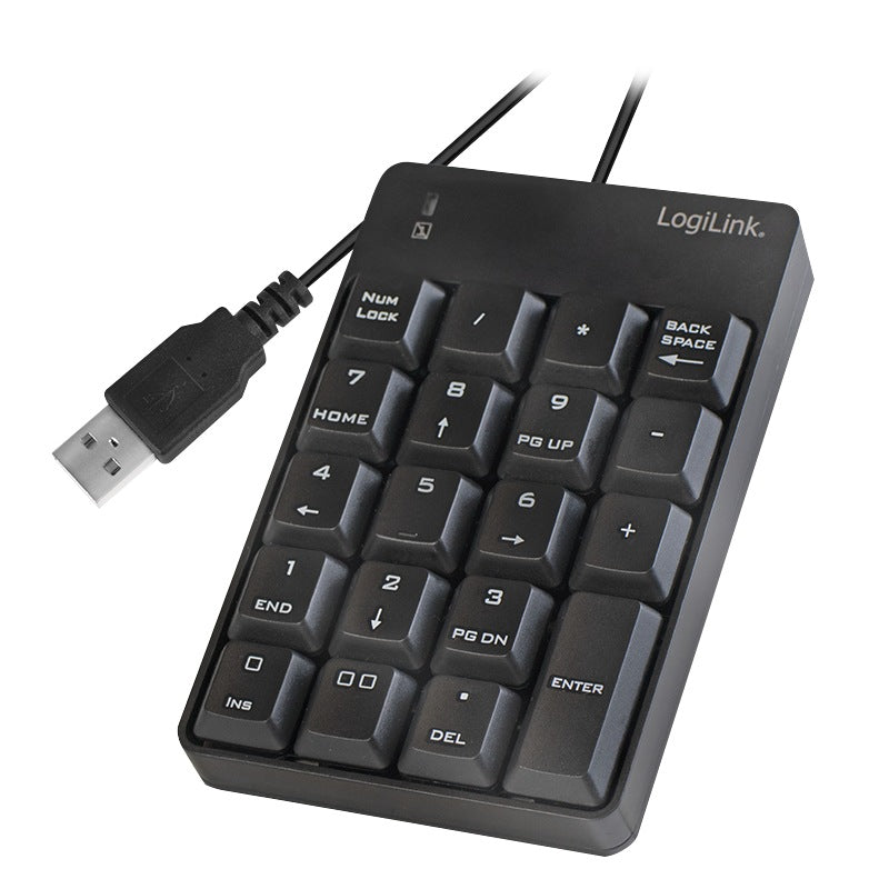 TASTATURA numerica Logilink, USB, 19 taste, negru, "ID0184"
