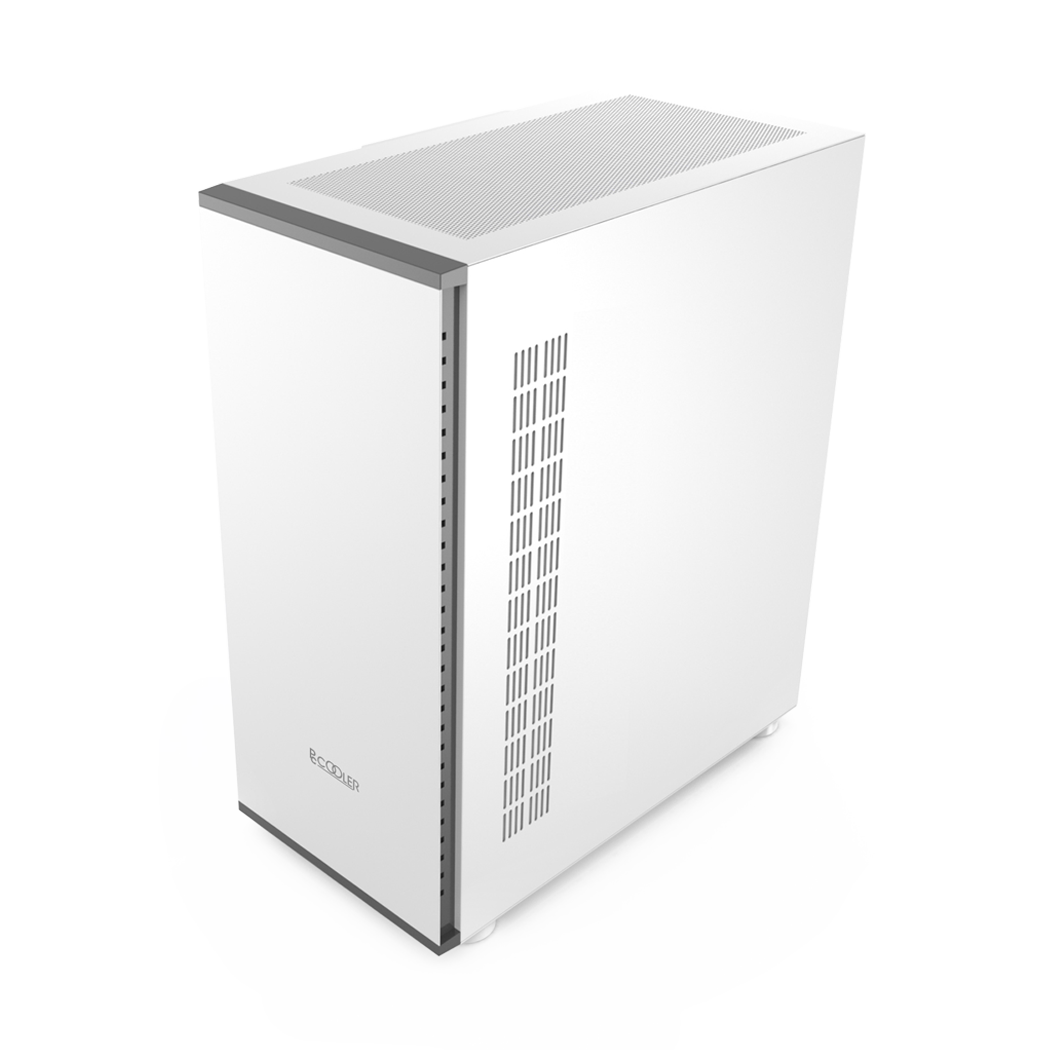 CARCASA PCCOOLER, Tower, ATX, fara sursa, sticla securizata, 1 ventilator inclus , alb, USB 3.2 gen 1 x 1, USB 2.0 x 2, mic, audio, "IE200W"