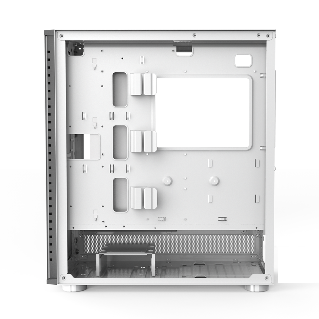 CARCASA PCCOOLER, Tower, ATX, fara sursa, sticla securizata, 1 ventilator inclus , alb, USB 3.2 gen 1 x 1, USB 2.0 x 2, mic, audio, "IE200W"