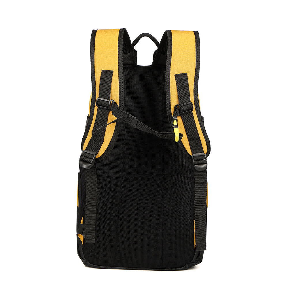 RUCSAC IGGY, 1 compartiment principal, 1 buzunar frontal, 4 buzunare laterale, nylon, 50x31x24.5cm, galben, "Adventure", 45506979 "IGBP-ADVENTURE"