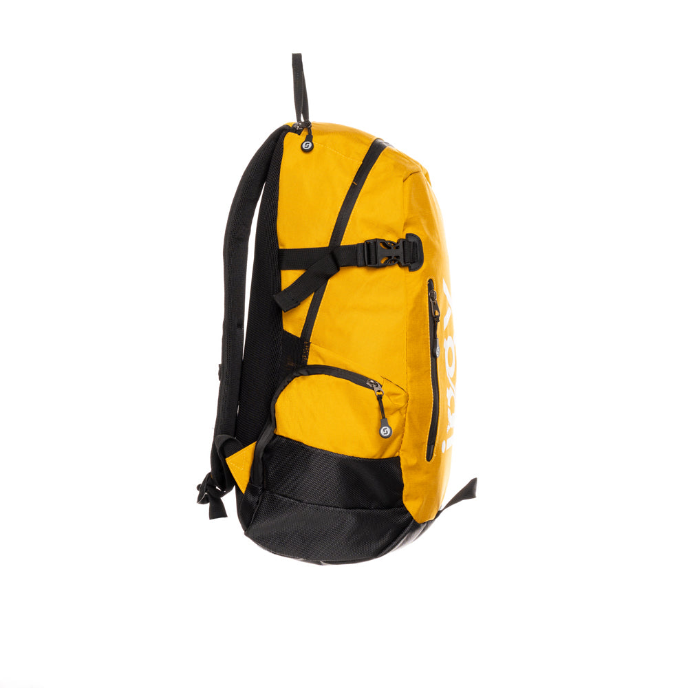 RUCSAC IGGY, 1 compartiment principal, 1 buzunar frontal, 4 buzunare laterale, nylon, 50x31x24.5cm, galben, "Adventure", 45506979 "IGBP-ADVENTURE"