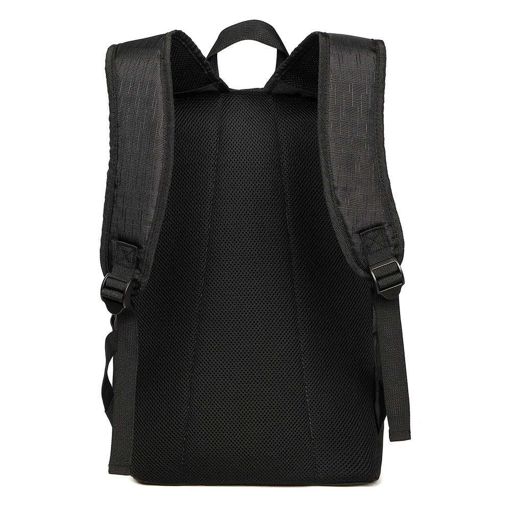 RUCSAC IGGY, 2 compartimente, 2 buzunare laterale, nylon, waterproof, 45x29x22.5cm, negru, 45506980 "Joy", "IGBP-JOY"